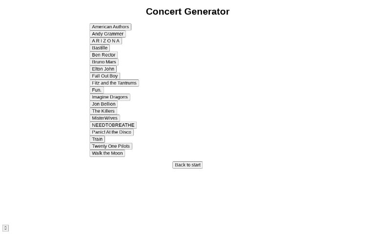 concert name generator