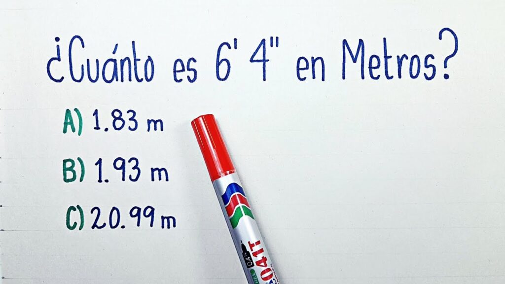 55 pulgadas a metros