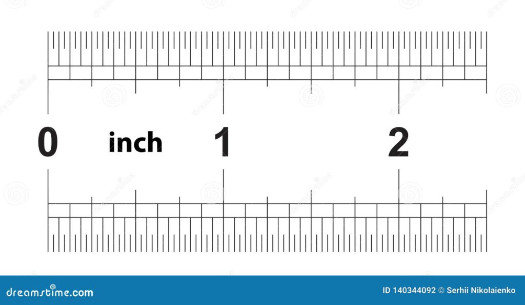 ruler 1 32 inch