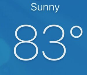 83 degrees c to f