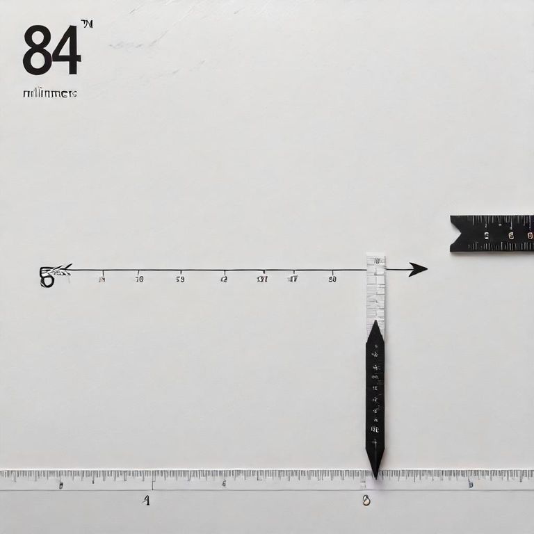 84 inch to mm