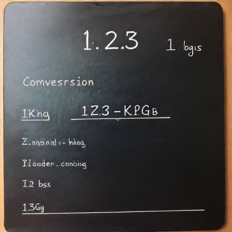 Understanding of the Conversion 123. 7 lbs to kg