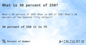 30 percent of 1750