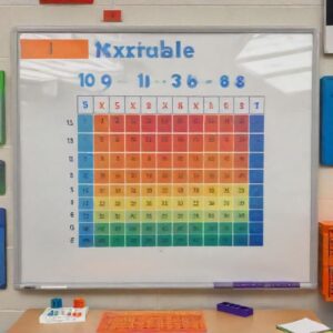 multiplication table 10x10
