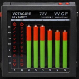 72v battery voltage chart
