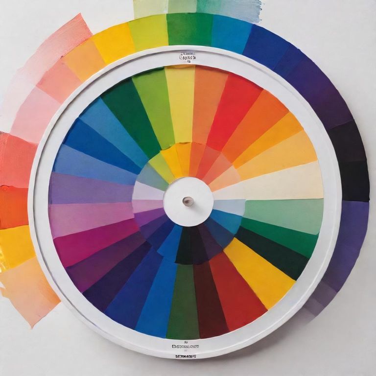 Color Theory and Creative Design Techniques Including Color Wheel White Applications