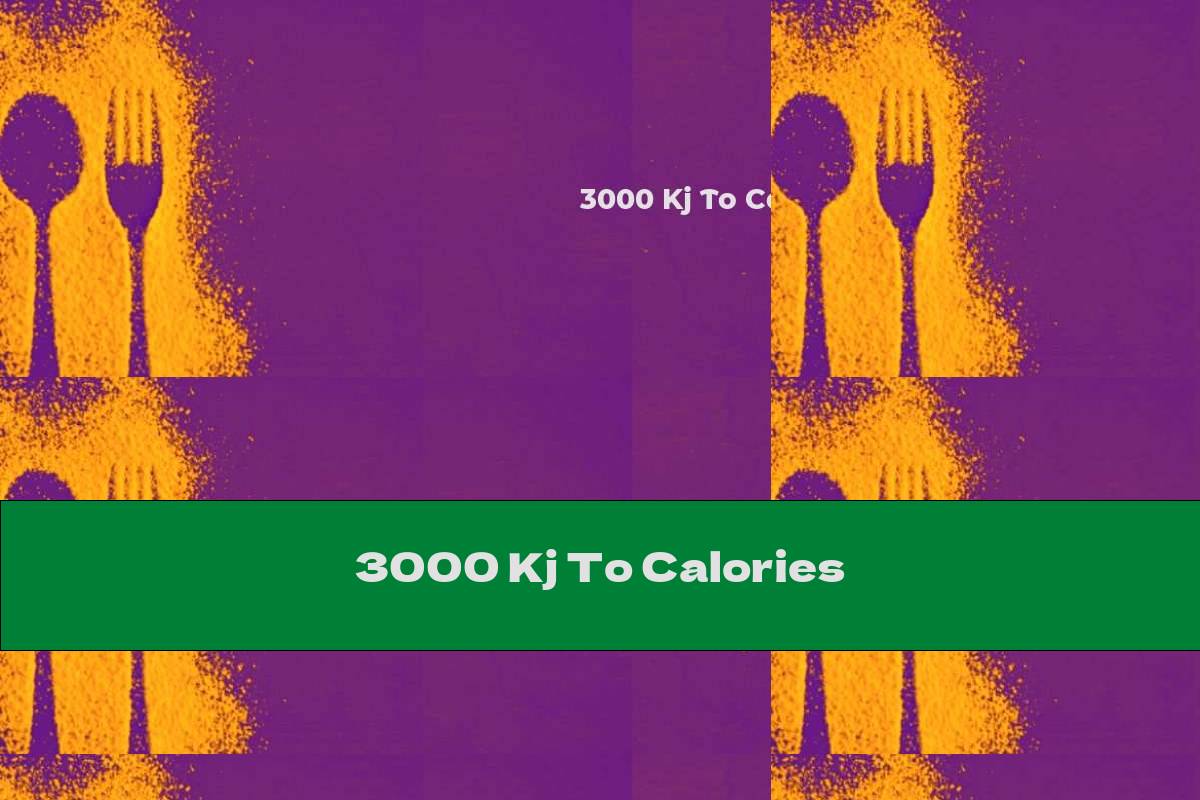 2700 kj to calories