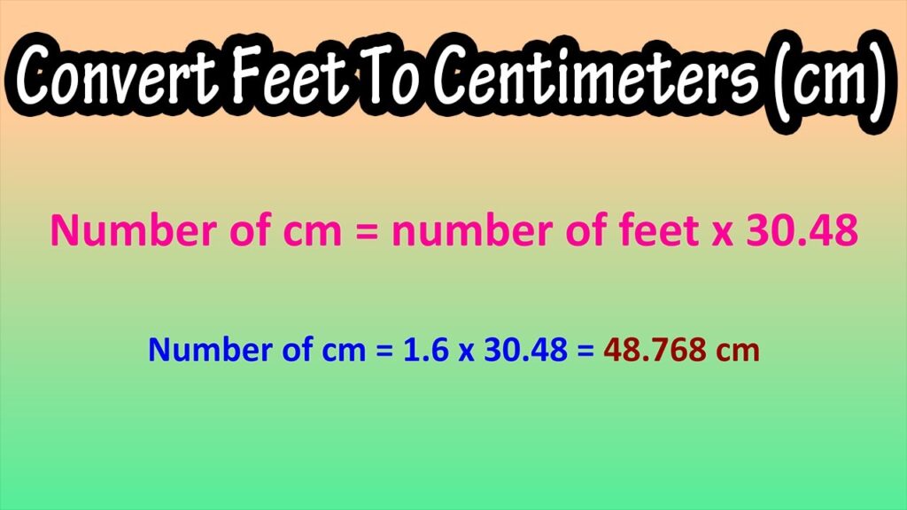 Understanding How to Convert 293 cm in Feet