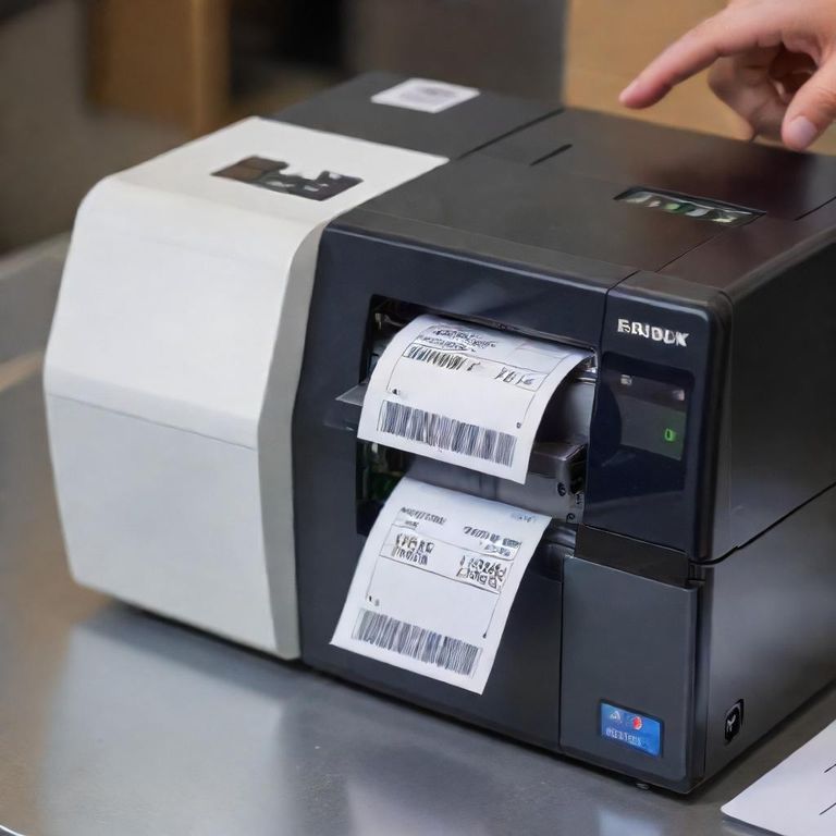 continuous label printer
