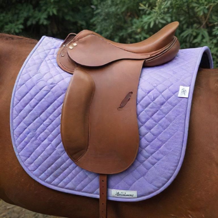 How Do You Lavender Saddle Pad?